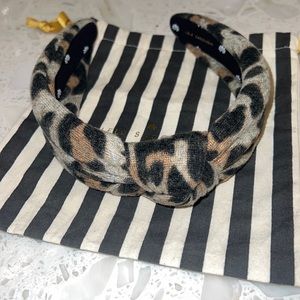 Lele Sadoughi Leopard Sweater Headband